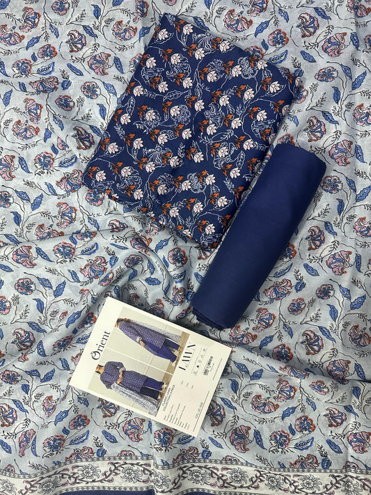 ✨ORIENT 100% ORIGINAL Unstitched Lawn 3 Piece✨