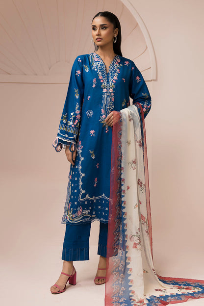 Zellbury Signature Unstitched 3PCs Collection D-C:- WUS26E30455