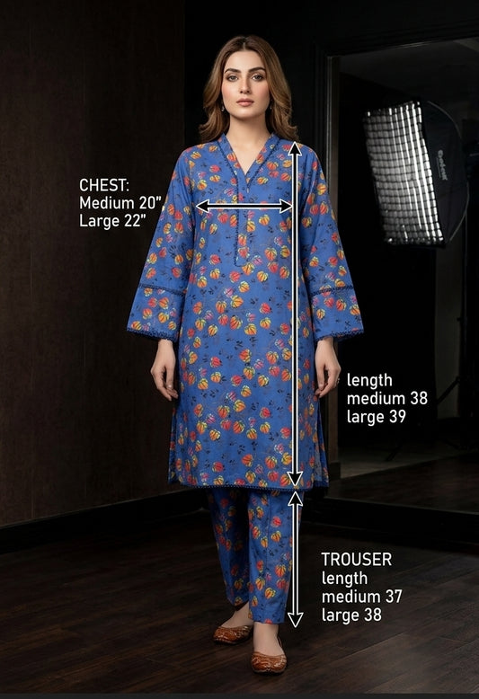 Sana Safinaz 2Pcs Printed Lawn Stitched Collection