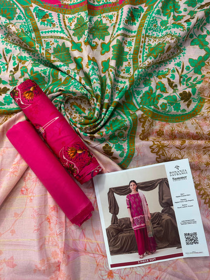 Bonanza Satrangi Pink 3PCs