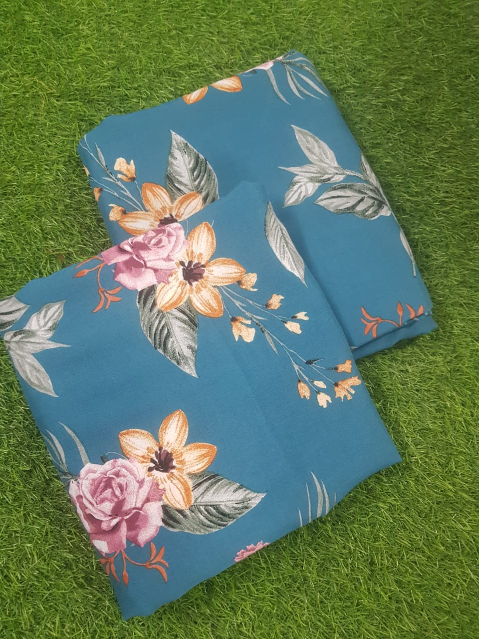 Unstitched Printed Linen 2 Piece Stock Available ❤️