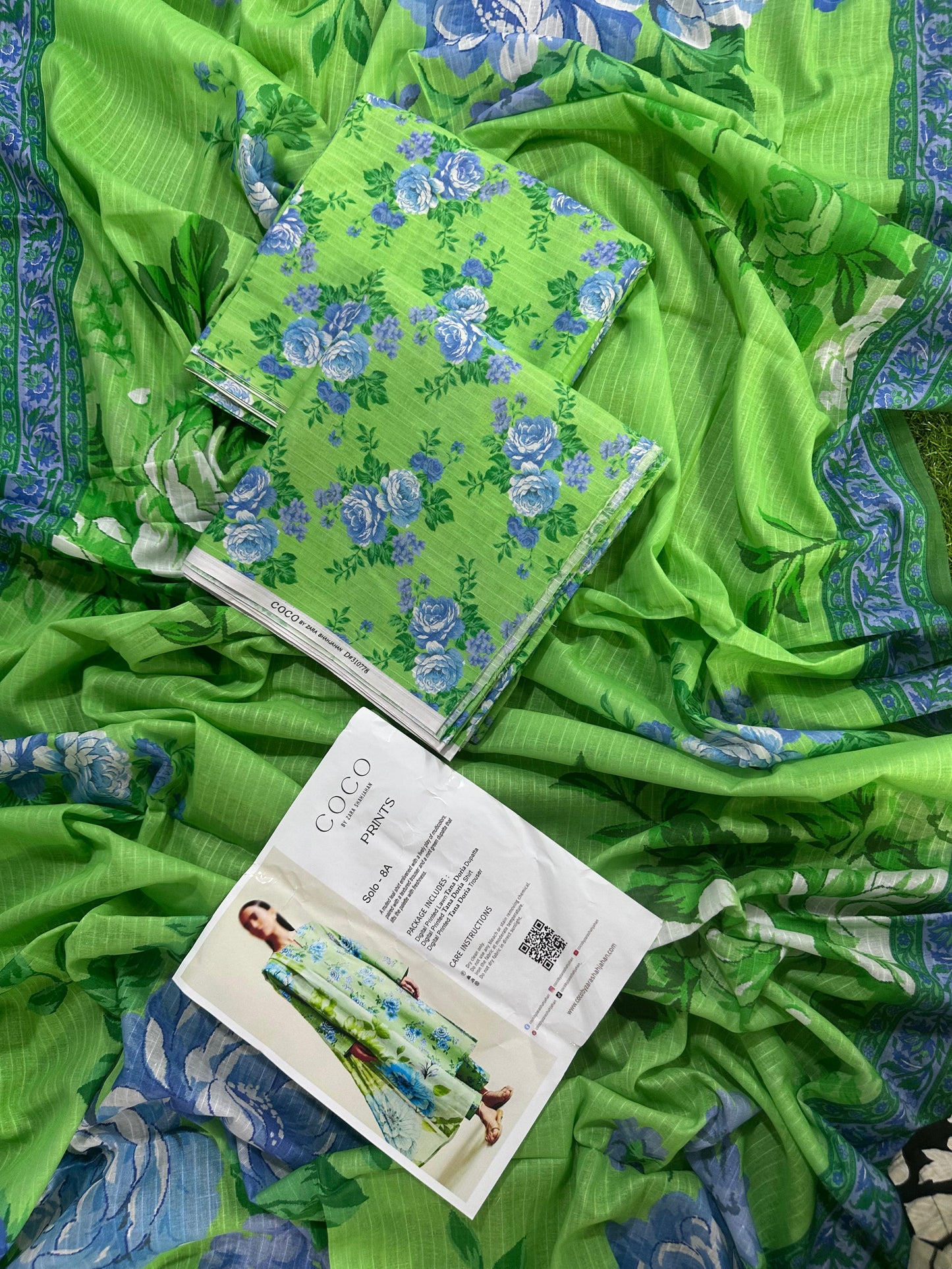 COCO Solo - 8A - PRINTS 3PCS UNSTITCHED COLLECTION