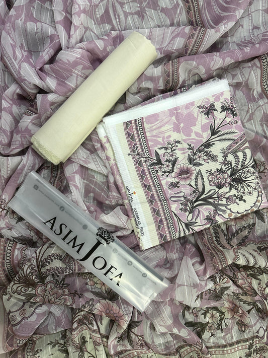 ASIM JOFA IVORY PRINTED 3PCS