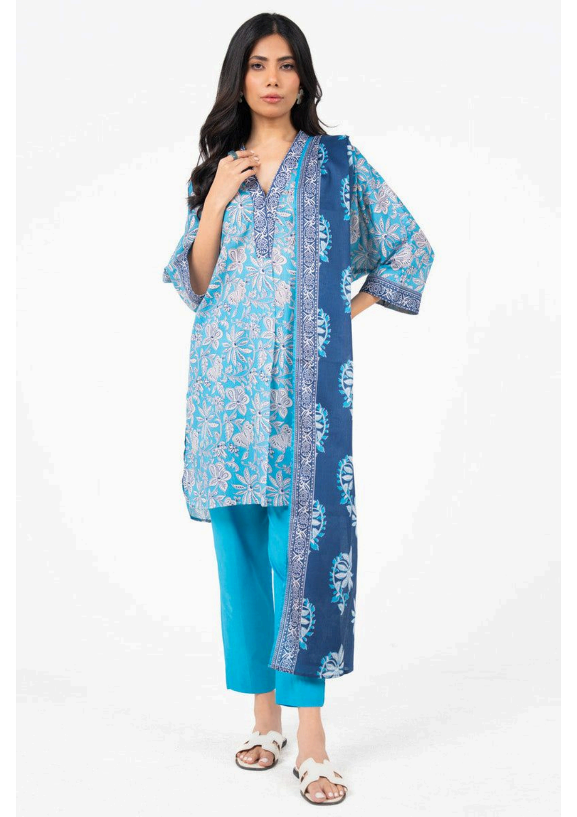 Alkaram 100% Original Cotton Camric 3 Piece 😉🧡 2k25