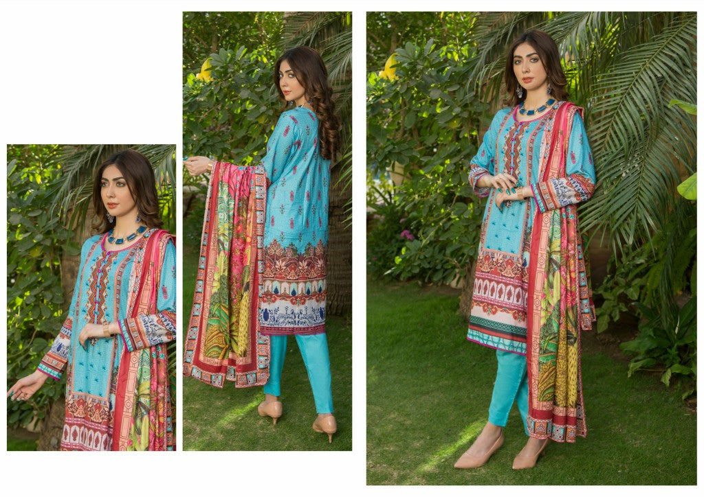 IMARAH Premium Digital Printed Lawn Unstitched Collection