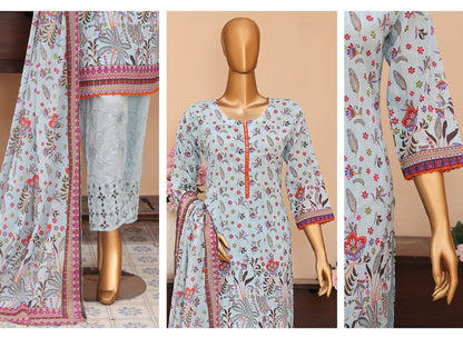 ZEENAT By MTF 100% ORIGINAL CHIKENKARI TROUSER 3PCS 👌🌼❤️