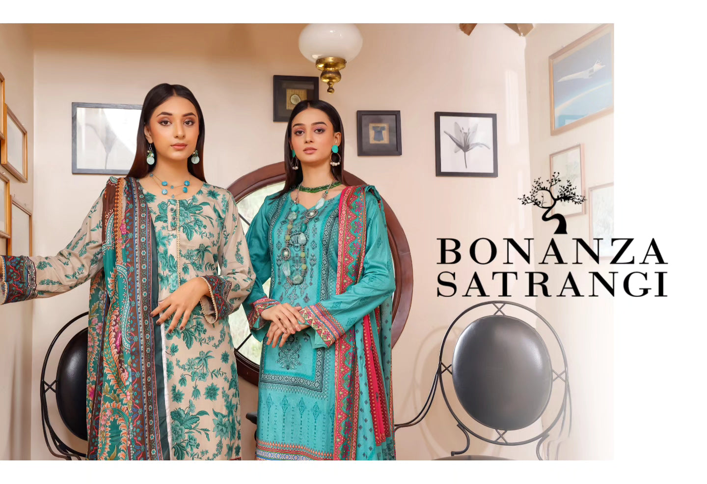 BONANZA SATRANGI LAWN 3P