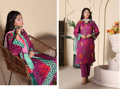 Inaaya Ali Lawn 3 Piece Collection 2026 By Arham Textile