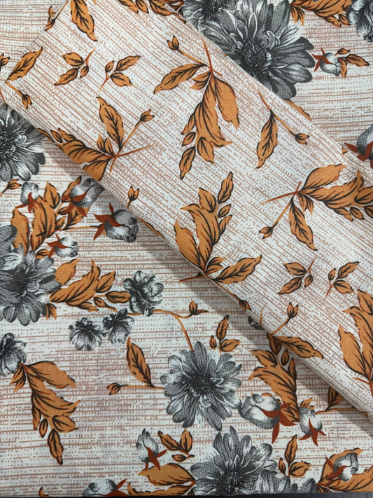 Salonika Peach Double Bed Bedsheets