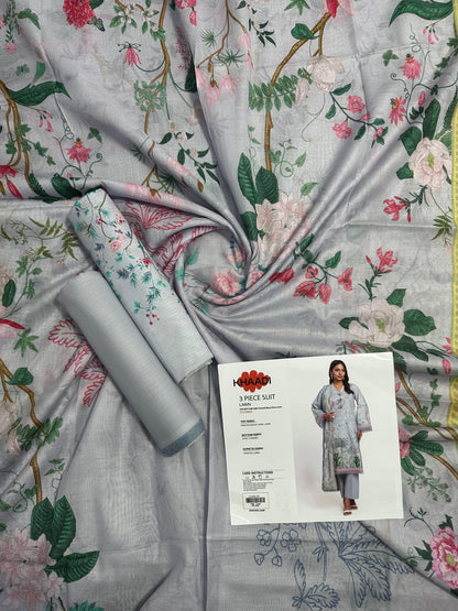 Khaadi Sprinkle - 3 PCs Printed Bana Dora Lawn Unstitched Collection