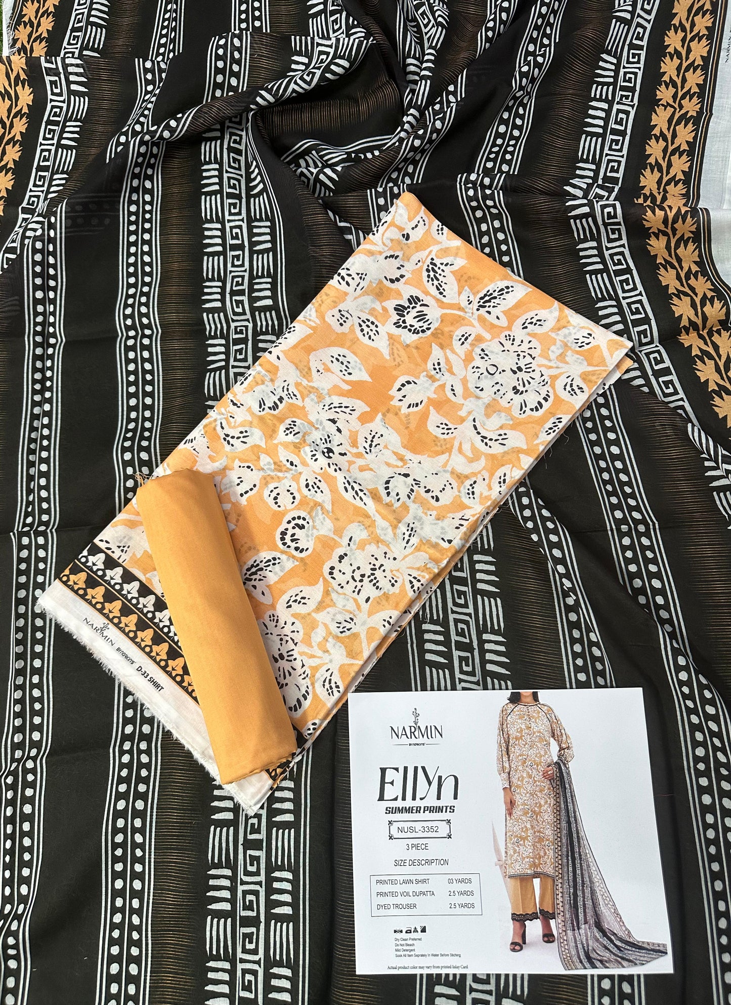 NARMIN Ellyn 100% Original Unstitched Lawn ❤️  by NARKINS