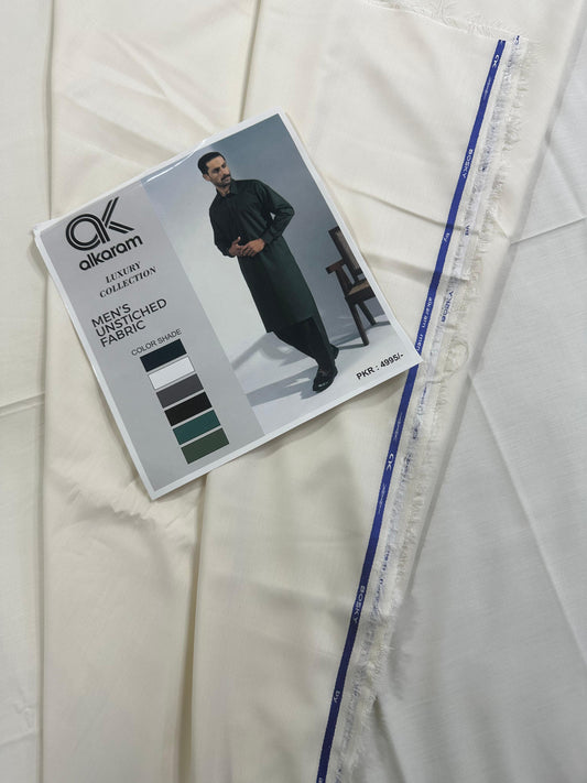 Alkaram Boski – Gent's Wash Wear Unstitched Collection