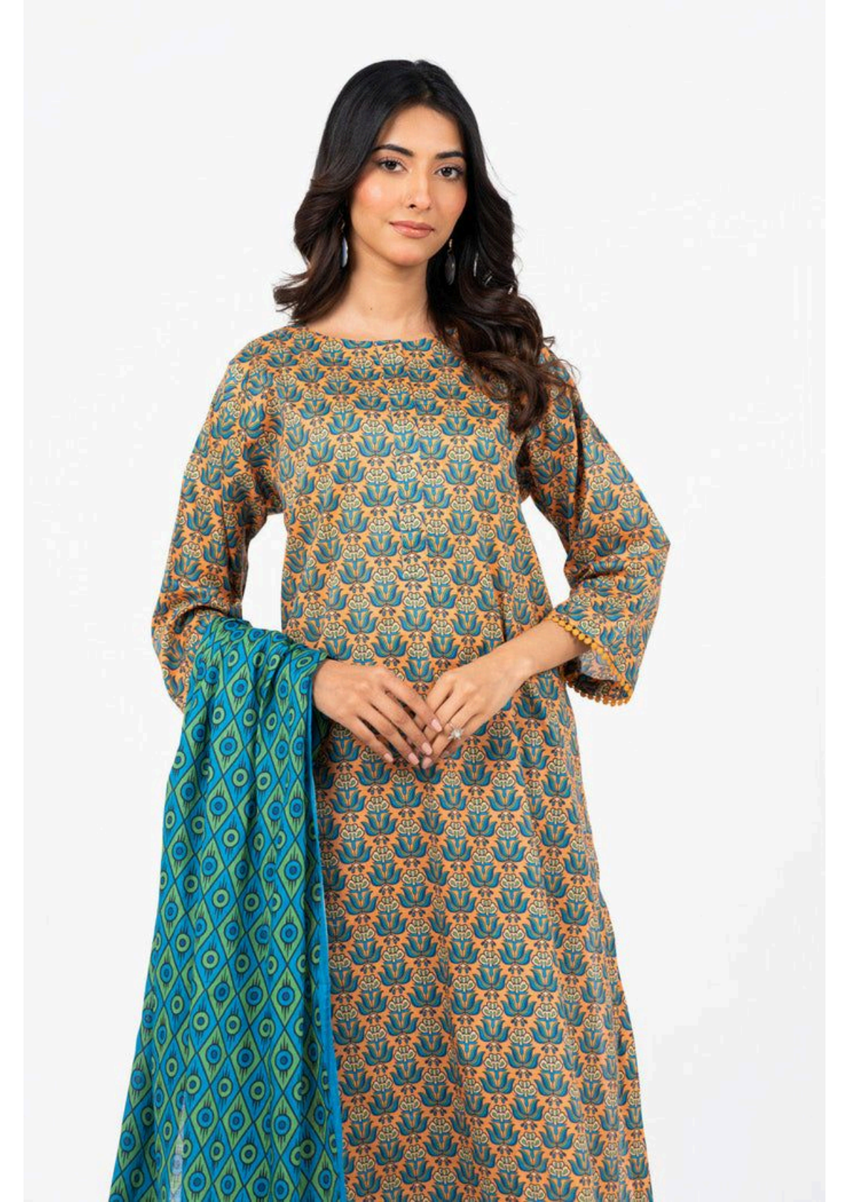 Alkaram 100% Original Cotton Camric 3 Piece 😉🧡 2k25