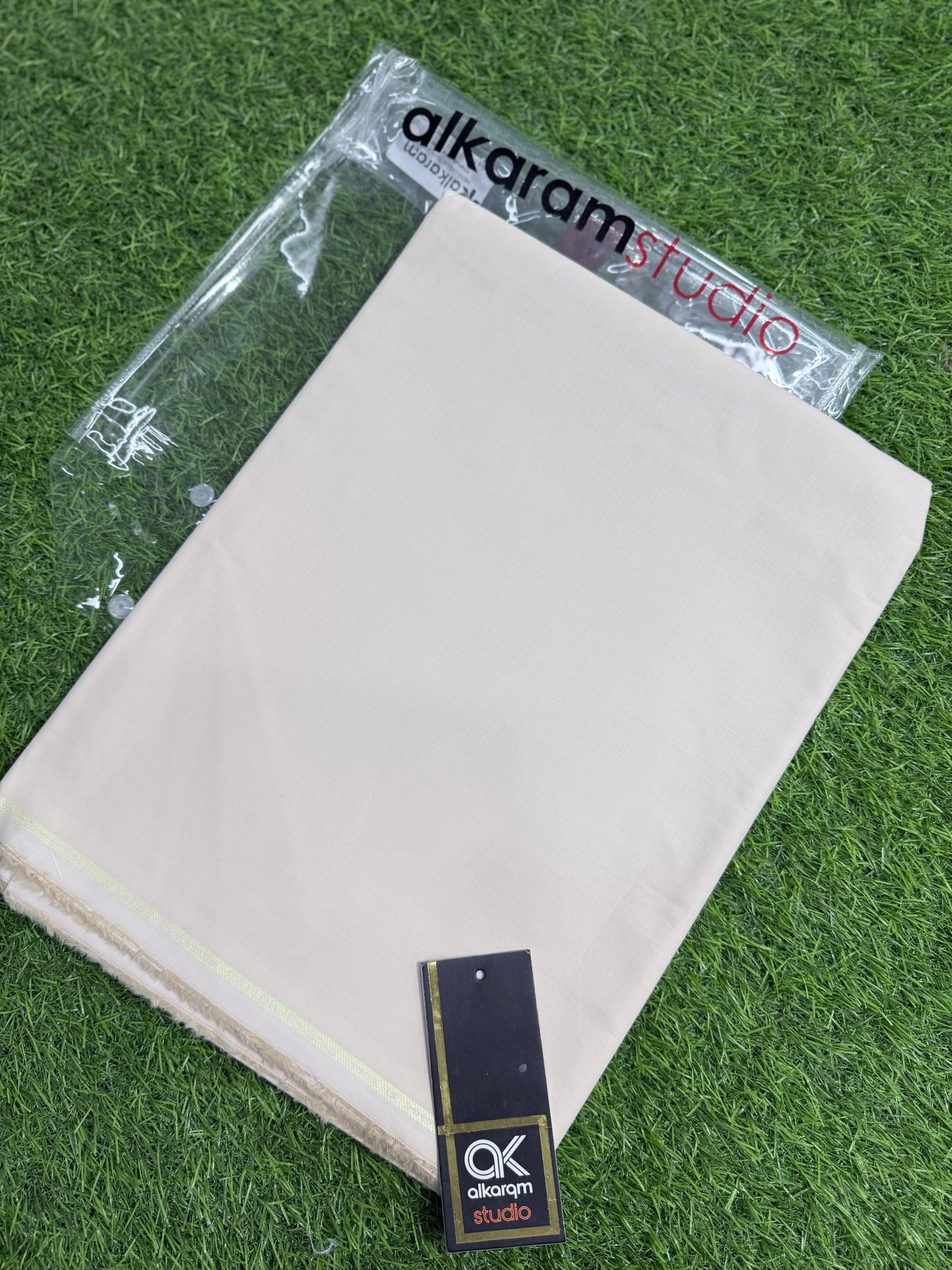 ALKARAM Egyptian Cotton Gents Suits ♥️👔 Color: Peach