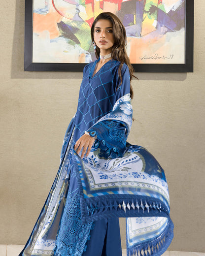 🌸✨ Zellbury Signature Unstitched Fancy Chikankari Luxury 3 Pieces ✨🌸