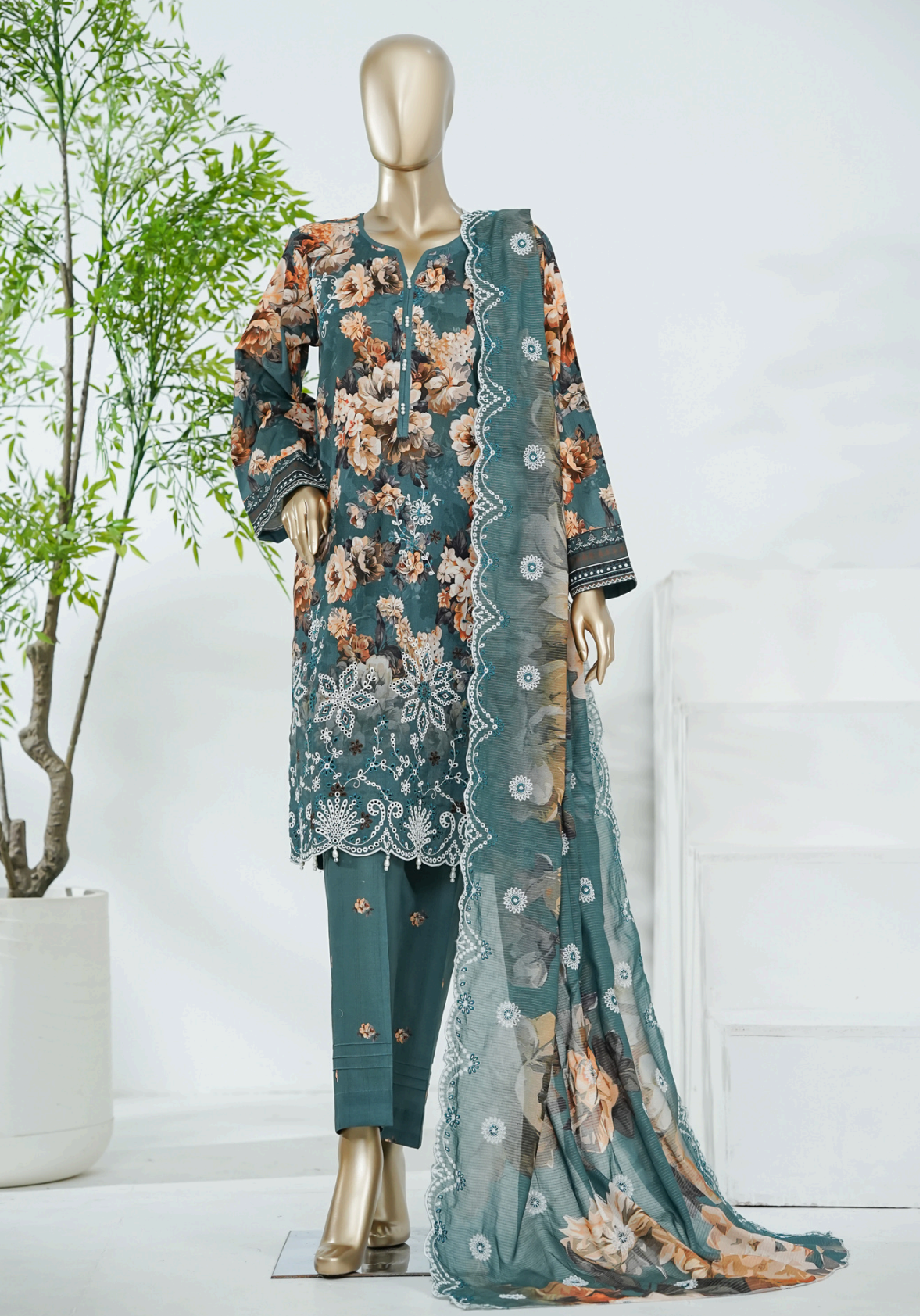 AIFA – ELANOR Collection ΑΕ-908 Embroidered 3 Piece Suit