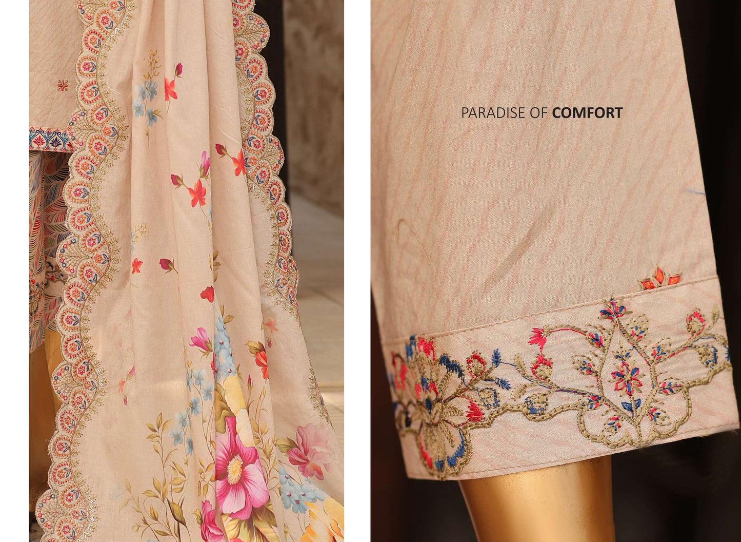 🌸 🌹 MTF – KASHNI ✨ Digital Printed Heavy Embroidered Lawn  2026
Collection ✨