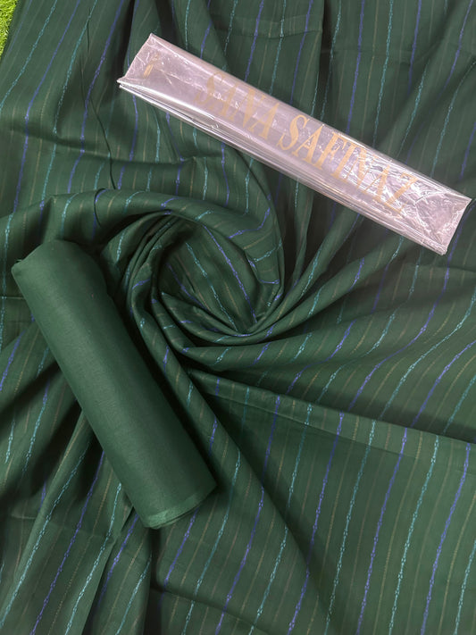 Sana Safinaz Green Jacquard 2 Pcs