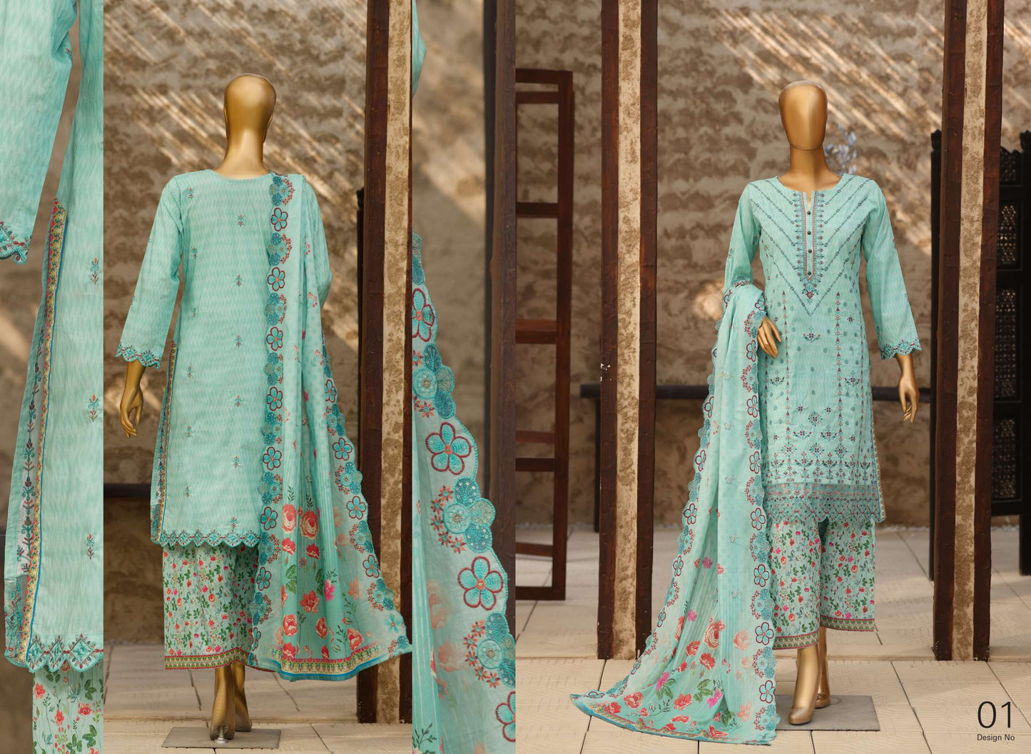 🌸 🌹 MTF – KASHNI ✨ Digital Printed Heavy Embroidered Lawn  2026
Collection ✨