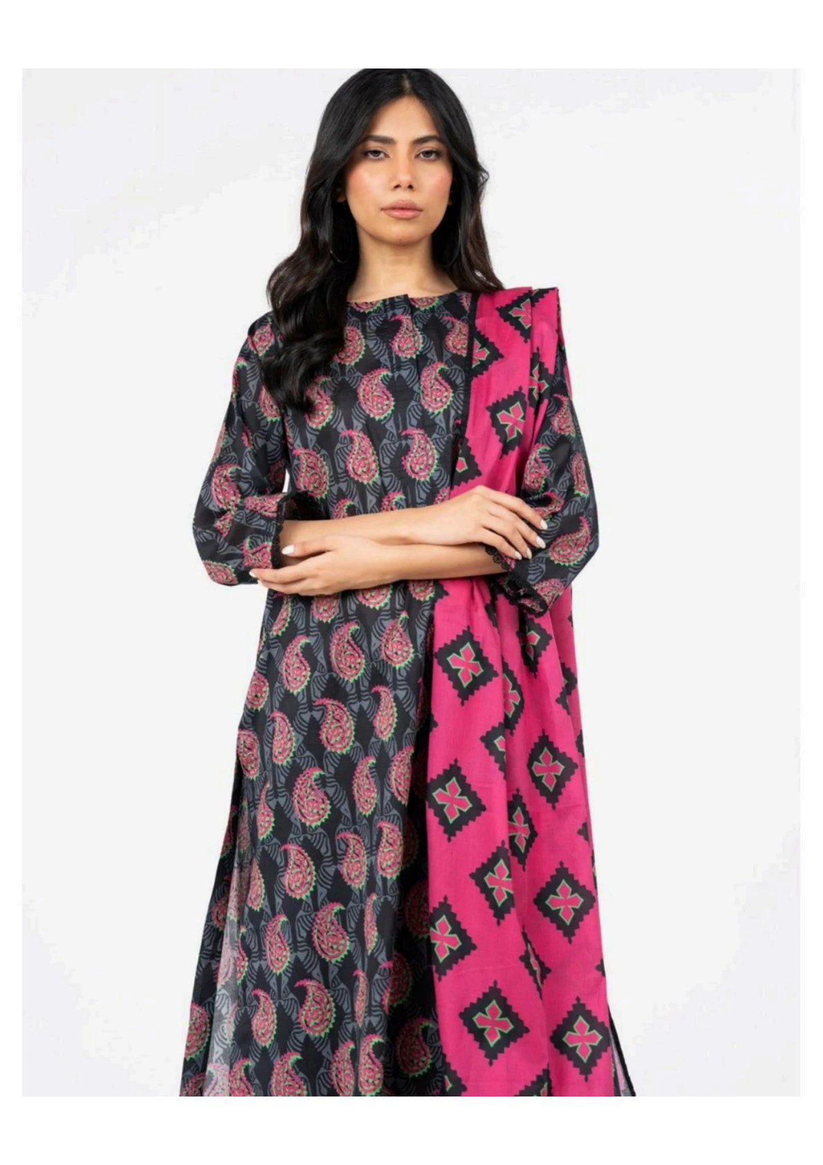 Alkaram 100% Original Cotton Camric 3 Piece 😉🧡 2k25