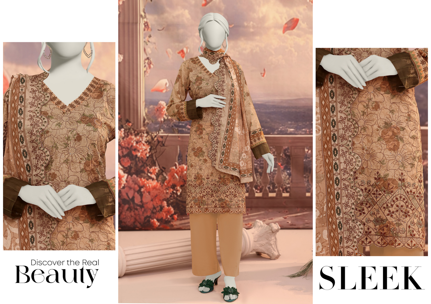 Almeerah Brown D -09 Luxchicn Collection