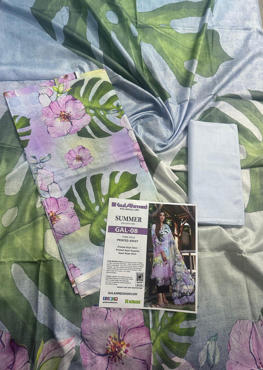 GulAhmed Unstitched LAWN  3PCS COLLECTION 2026 GAL-8