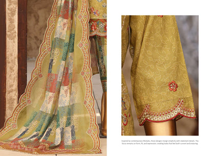 🌸 🌹 MTF – KASHNI ✨ Digital Printed Heavy Embroidered Lawn  2026
Collection ✨