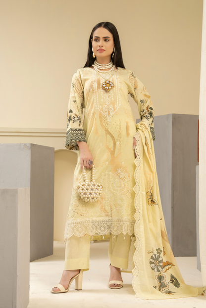Amaira Manzil Luxury Embroidered Lawn 3 Piece Unstitched Collection