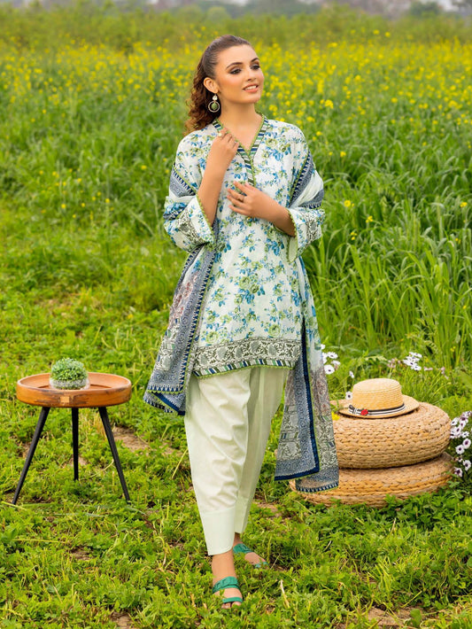 Gul Ahmed Printed Lawn Suits Unstitched 3 Piece GA24SU CL 42217 - Summer Collection 🌼❤️