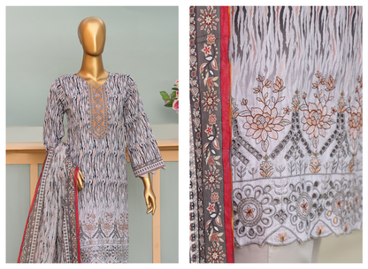 🌸 MTF Digital Printed Doria Embroidered Cotton Collection 2025 🌸 ✨ ELARA ✨