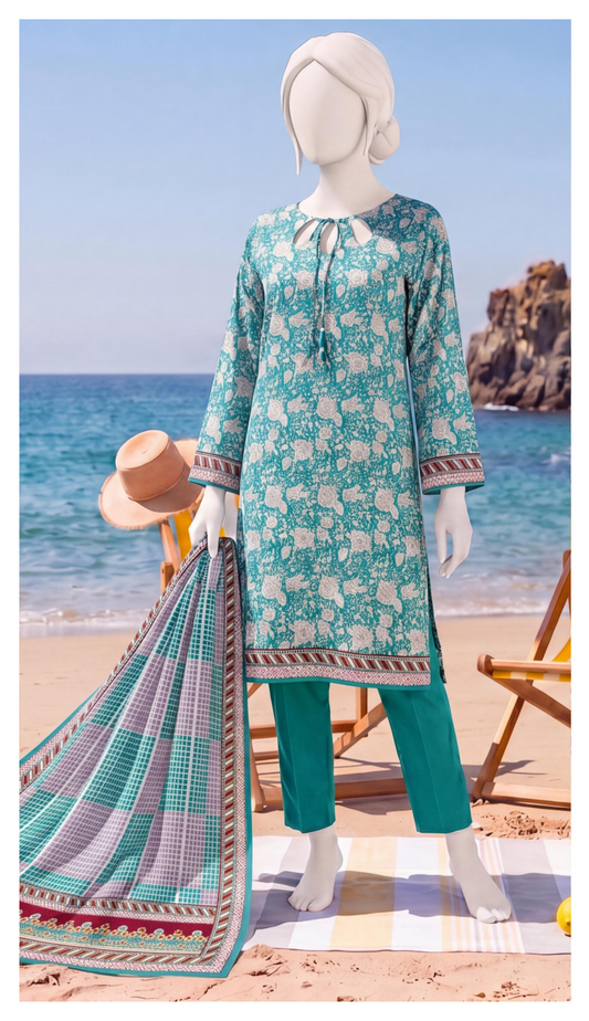 SAWERA-E-SAHIL Printed Lawn Collection D-03