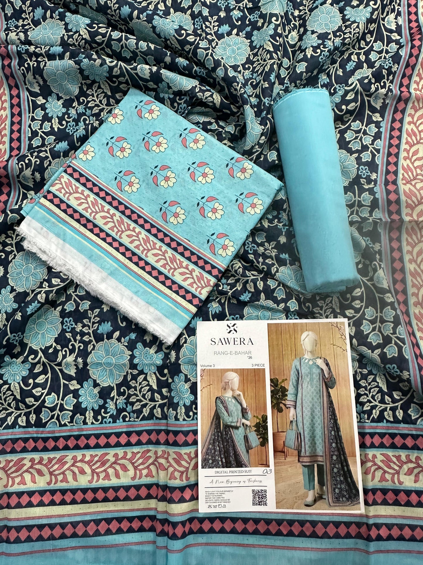 SAWERA – RANG-E-BAHAR (Vol-3) 3-PIECE UNSTITCHED COLLECTION