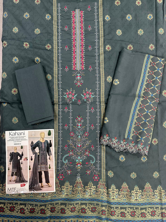 MTF KAHANI Unstitched COLLECTION  Design #5