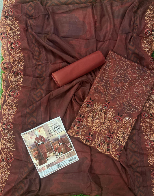 ALMEERAH – LUXCHIC Luxury Unstitched 3pcs Collection