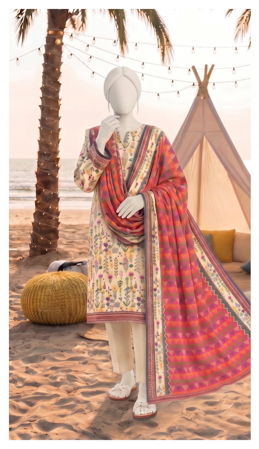 SAWERA-E-SAHIL Printed Lawn Collection D-04