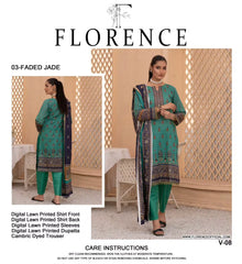 FLORENCE Vol.08  PURE LAWN 3 PIECE