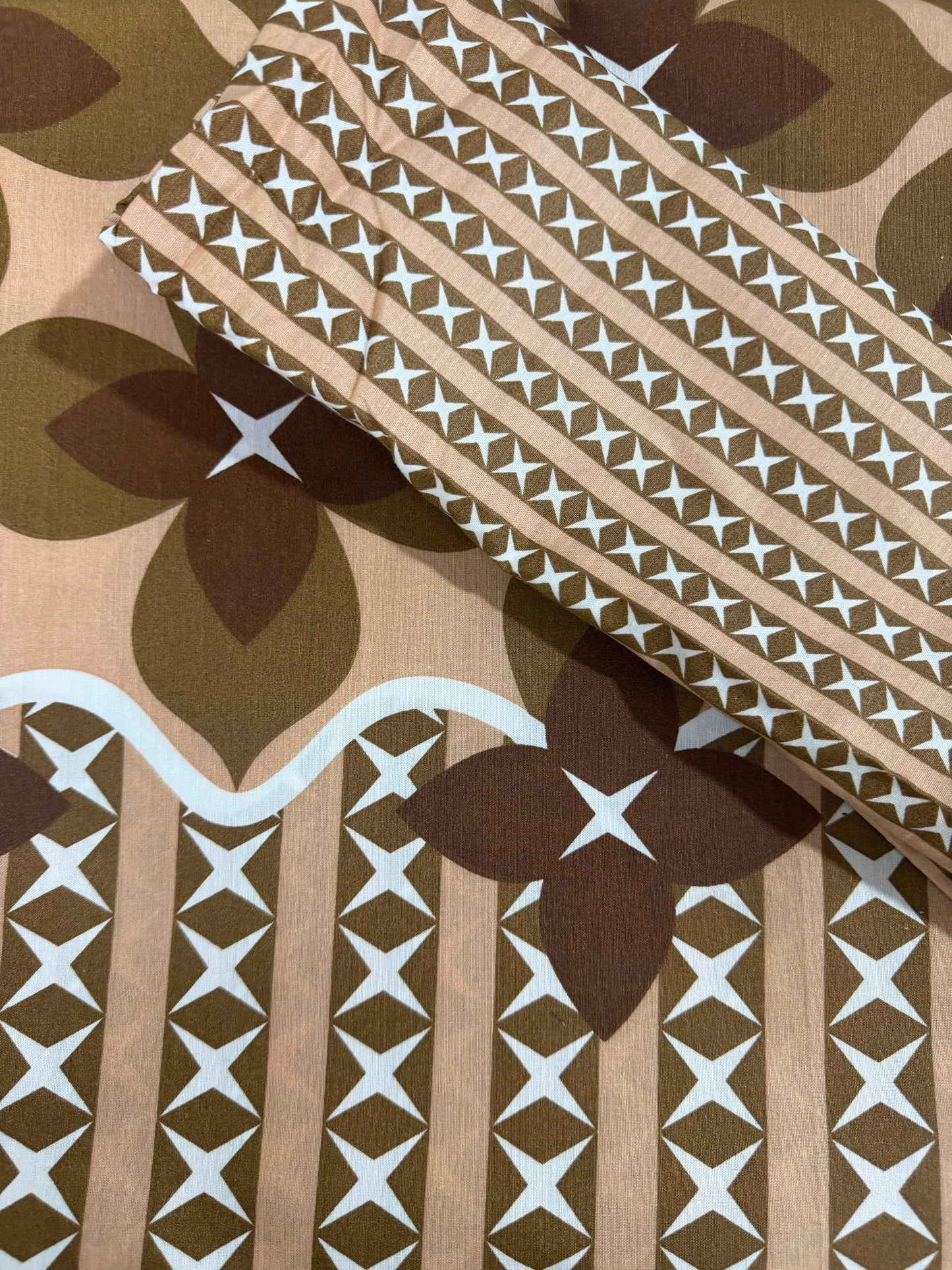 Salonika Brown Double Bed Bedsheets