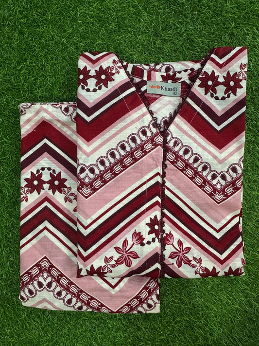 Khaadi Pink Stitch 2Pcs