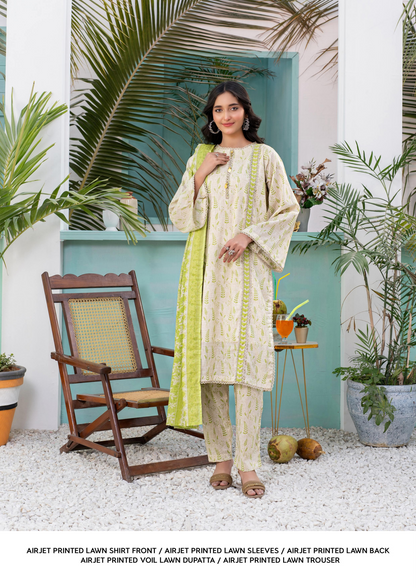 Zesh Unstitched Lawn 3 Piece 100% Original 🔥❤️