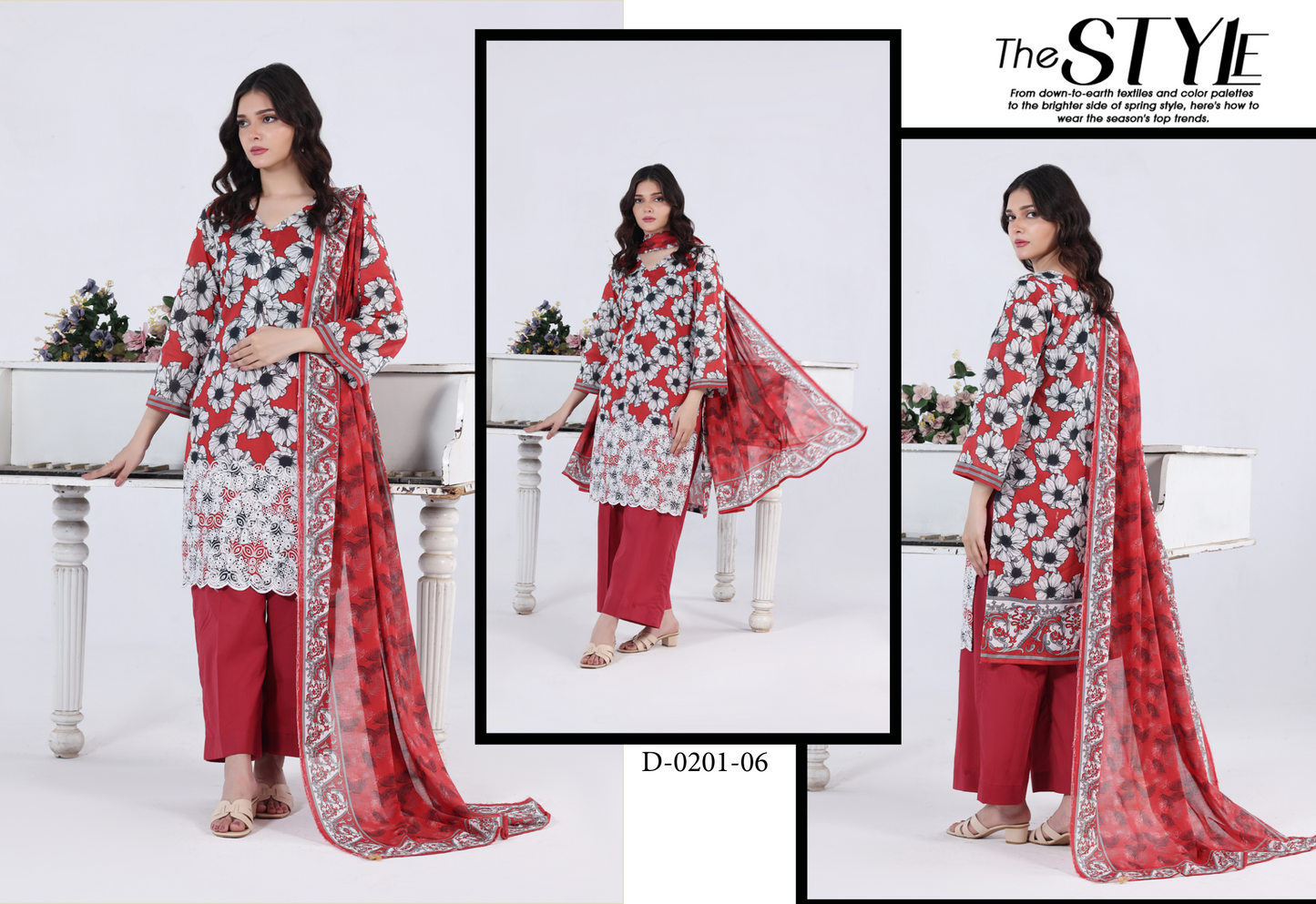 Luxury Summer Collection 
NAKSH KARI BY MOOSAJEE Design# D-0201-06