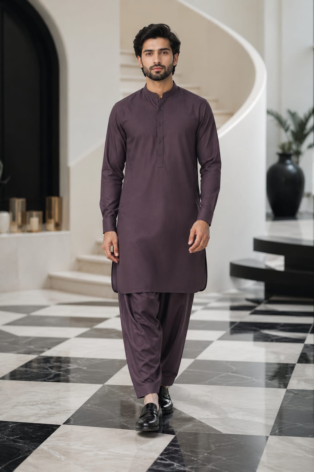 BRONZ MAROON MEN'S WASH & WEAR COLLECTION