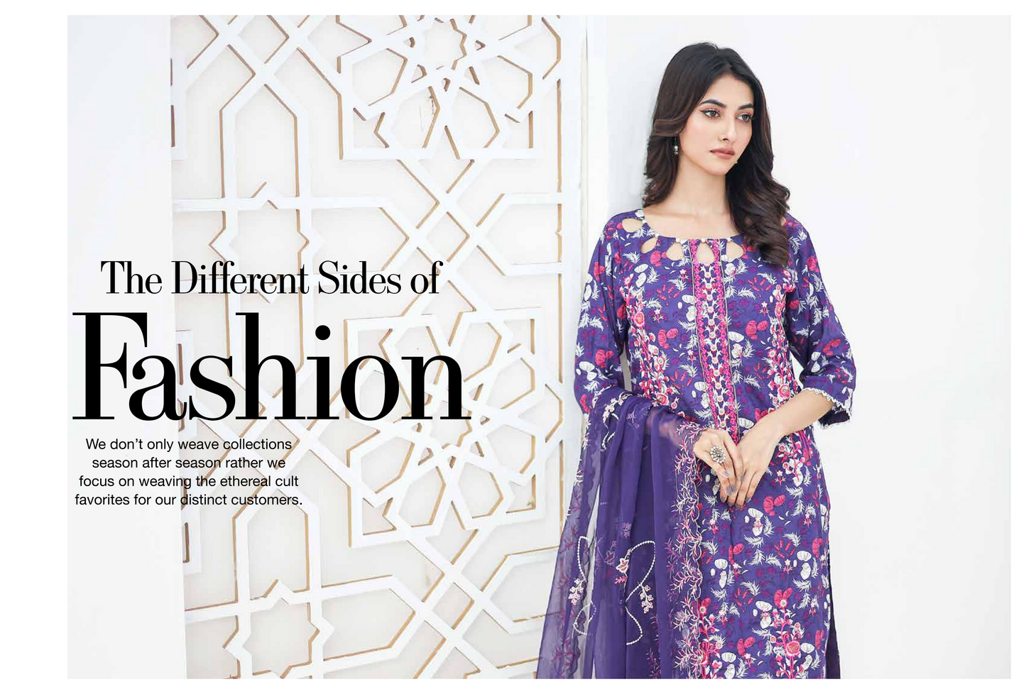 SANASARA EMBROIDED 3P By LEEDS