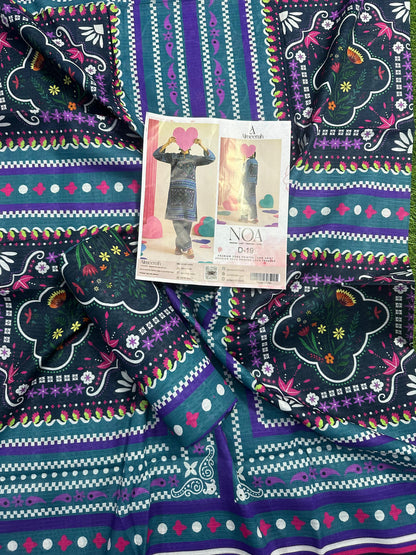 Almeerah - NOA 2 Pcs Unstitched collection Design No 19