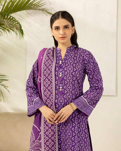 ZELLBURY Unstitched Lawn Collection 2026 Design #WUS26X30488