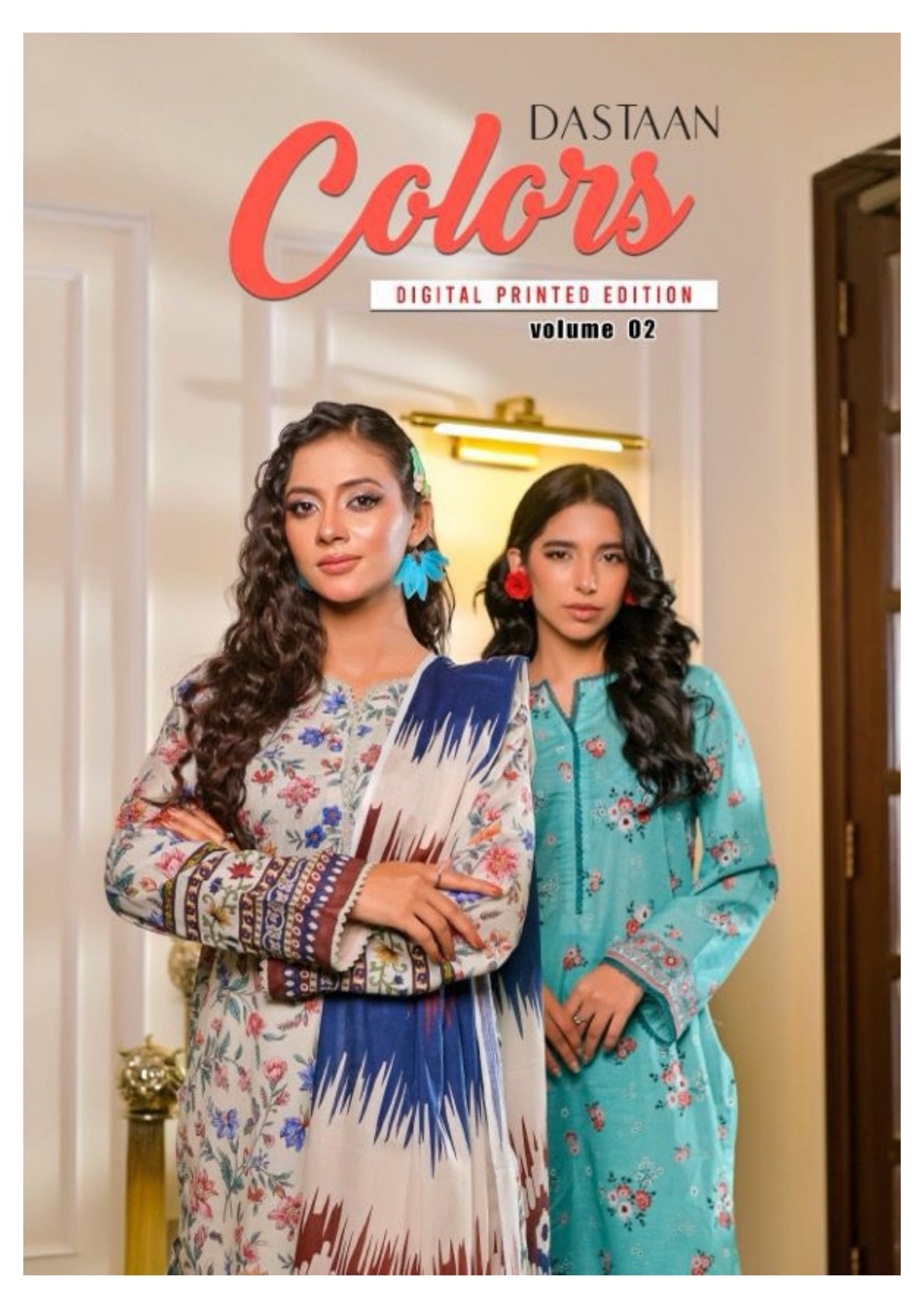 Colors VOL 02 by DASTAAN Lawn Unstitched Lawn 100% Original Lawn 3 Pieces ❤️🔥