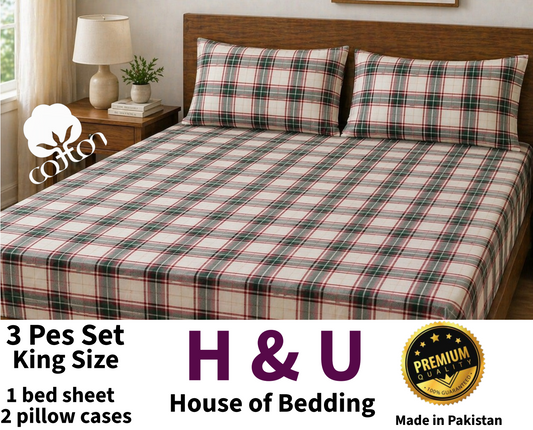 H&U Double Bed Bedsheet