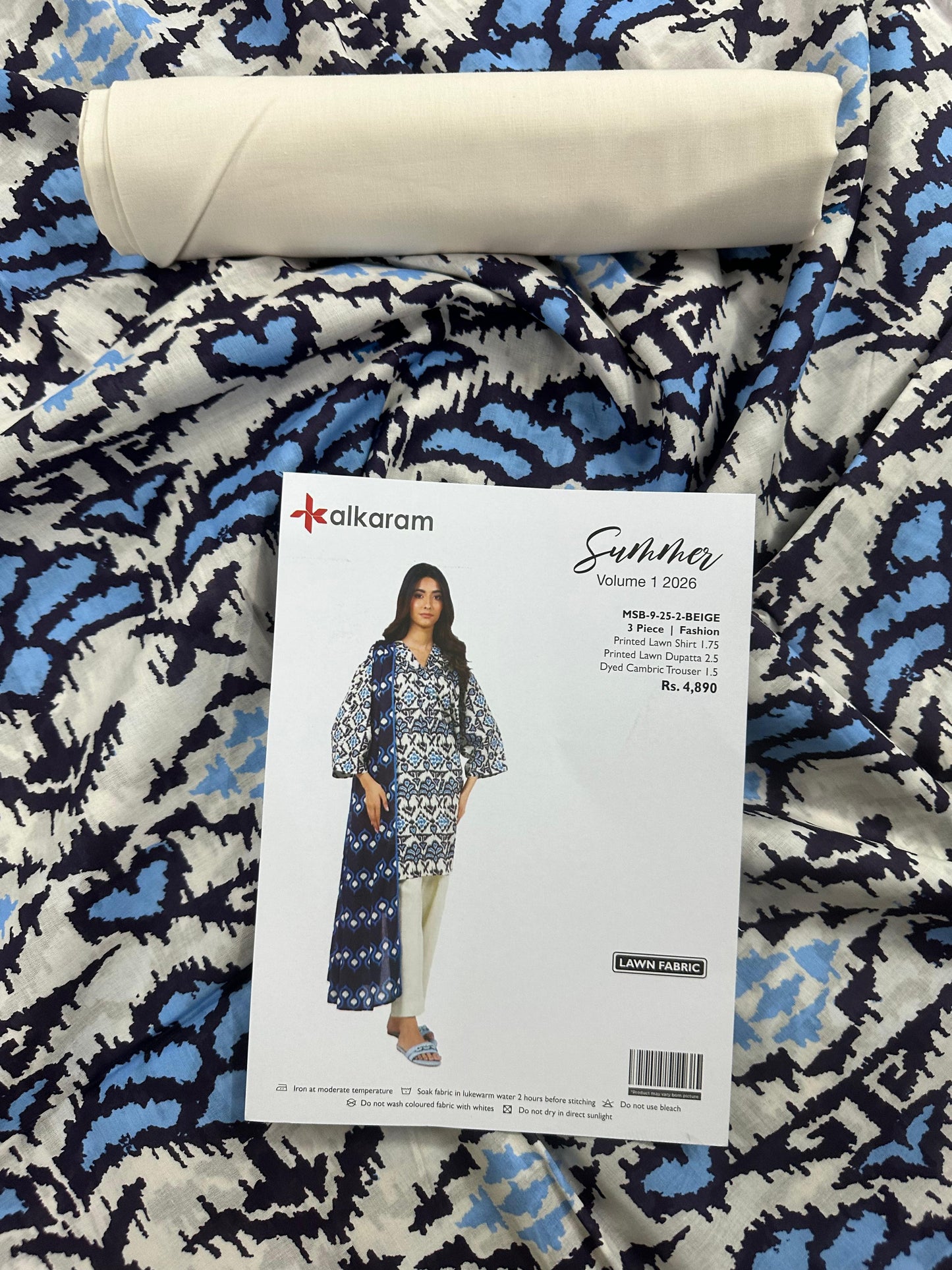 Alkaram Premium Unstitched Collection Digital Printed 2-Piece Suit