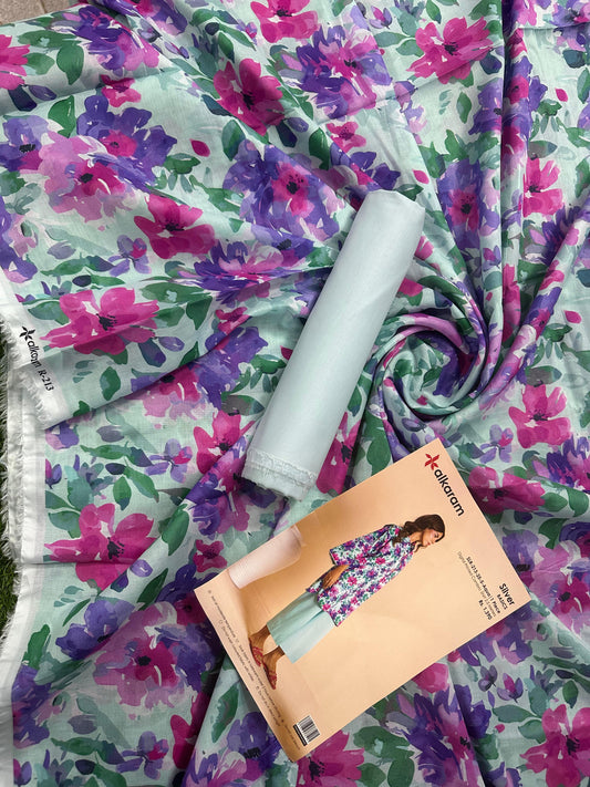 Alkaram Aqua 2Pcs S+T
