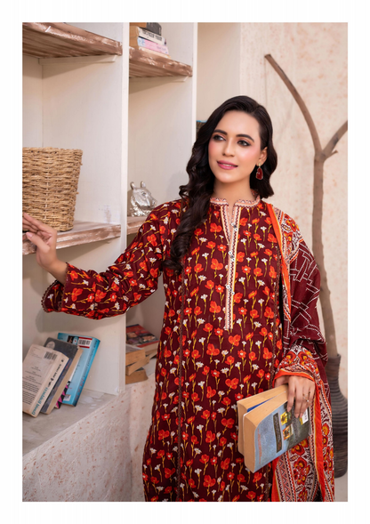 Zesh Unstitched Lawn 3 Piece in Wholesale Price 100% Original 🔥❤️