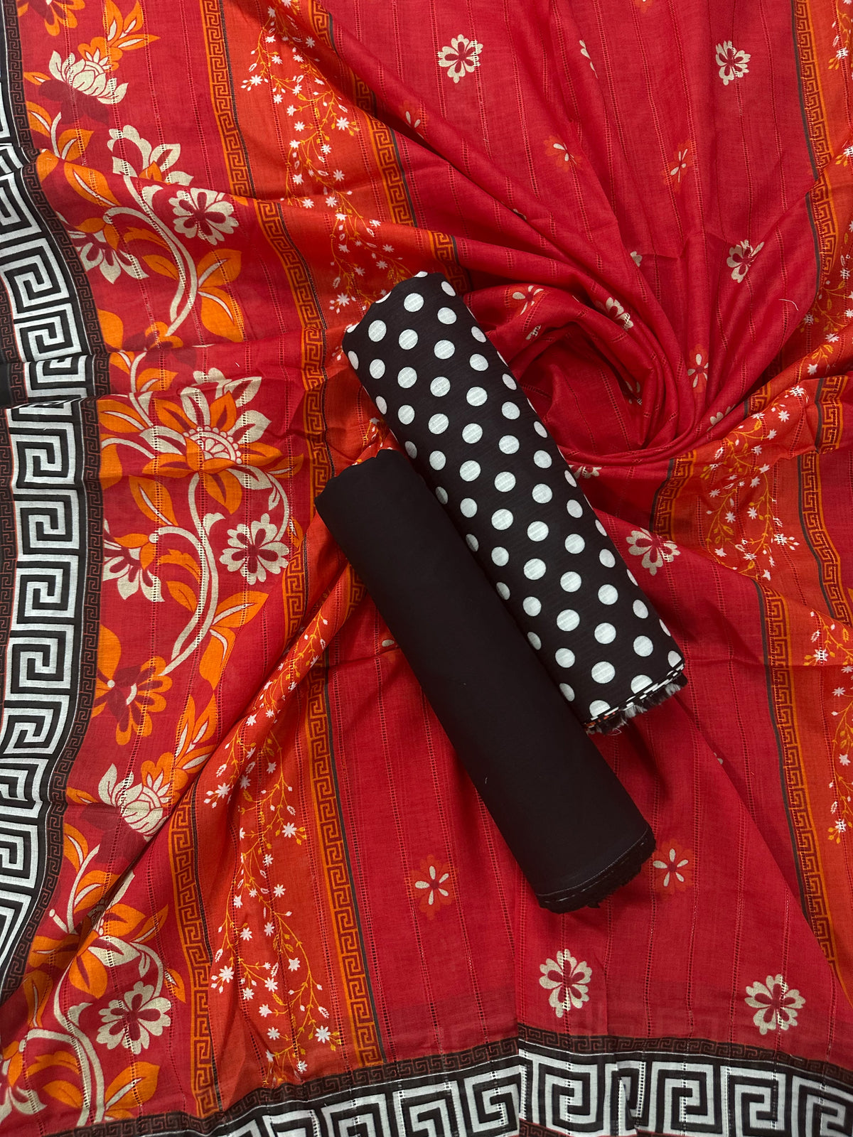 Sahara Black Printed 3Pcs